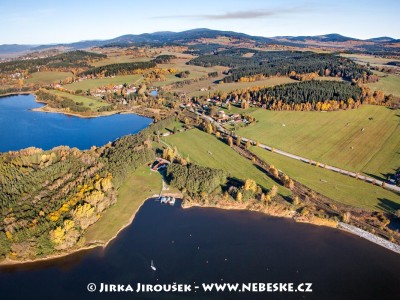 Poloostrov Hůrka, Boletice v pozadí /J718