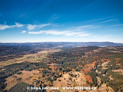 Dlouhý hřbet v Boleticích, údolí Vltavy /J477