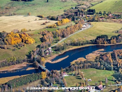 Most přes Vltavu v Nové Peci /J732