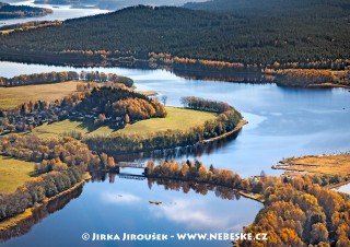 Železniční most a osada Hory u Nové Pece /J738