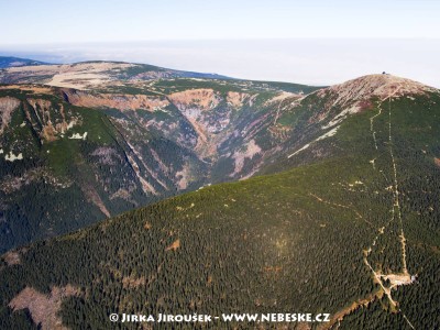 Růžová hora – trať lanovky na Sněžku, Obří důl /J541