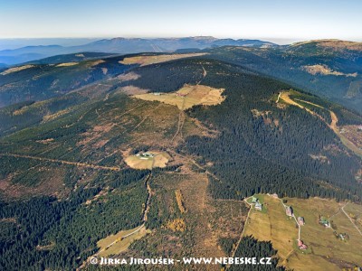 Liščí hora – Lišcí louka, Lesní bouda, Lyžařská bouda /J550