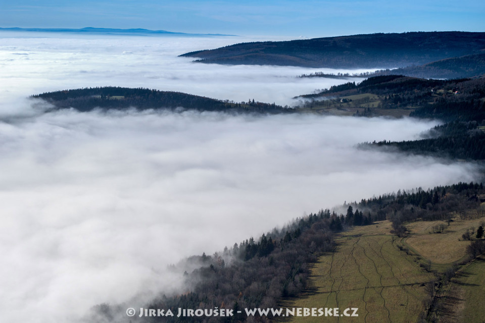 Krušnohorská podzimní inverze /J800