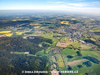 Příbram z větší výšky, Trhové Dušníky /J952