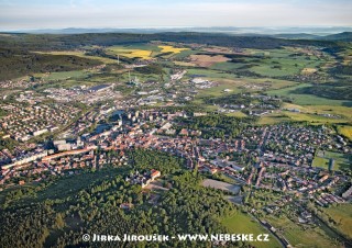 Příbram pohledem na západ /J956