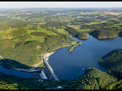 Přehrada Orlík – panorama /J850