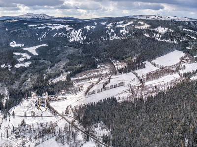 Srní – Mechov – Šumava – panorama /J1154