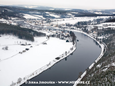 Kamýk nad Vltavou zimní /J1261