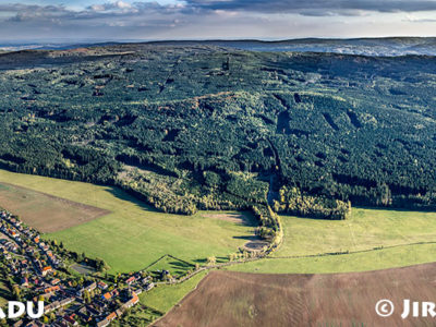 Brdy – panorama od severozápadu J1358