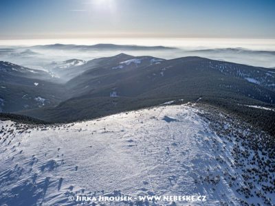 Králický Sněžník – zasněžený vrchol J1421