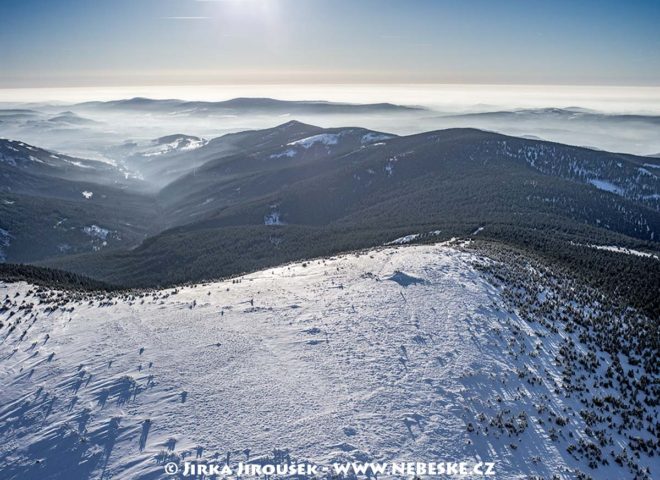 Králický Sněžník – zasněžený vrchol J1421