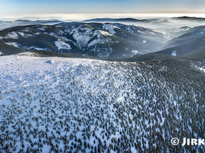 Králický Sněžník – zimní panorama J1409