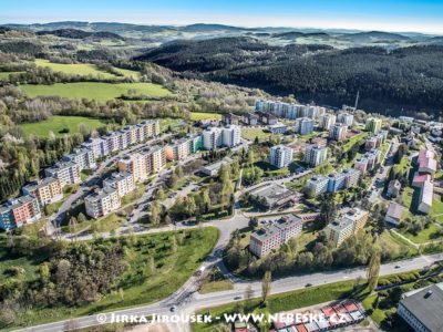 Vimperk – sídliště na jaře J1480