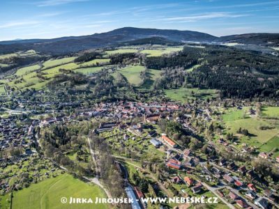 Vimperk – Boubín v pozadí J1482