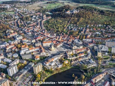 Příbram – centrum a Svatá Hora s Oborou J1581