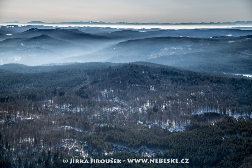 Zimní Novohradské hory J2597
