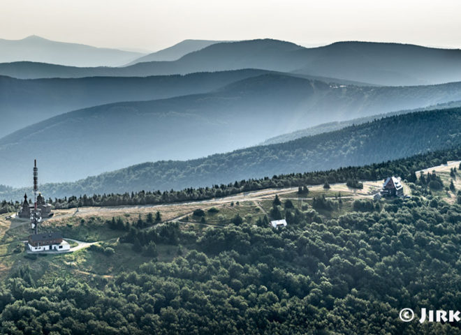 Beskydy – panorama od Radhošti J2606