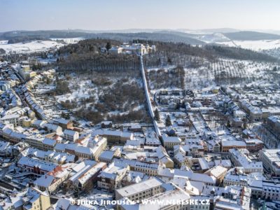 Zimní Příbram a Svatohorské schody J2619