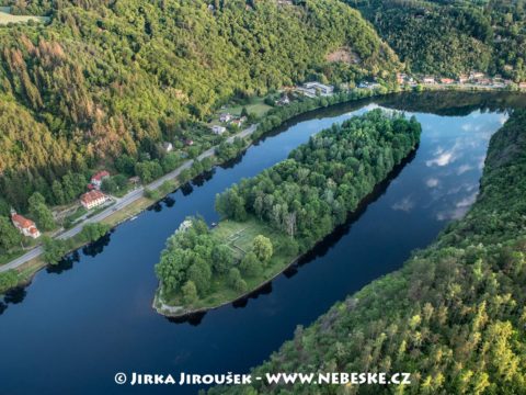 Ostrov sv. Kiliána na Vltavě u Davle J3073