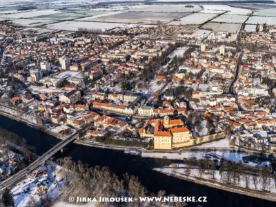 Poděbrady – zámek a Labe J3643