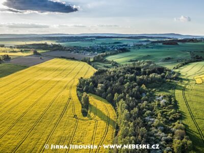 Třebsko v místě uranového dolu J4233