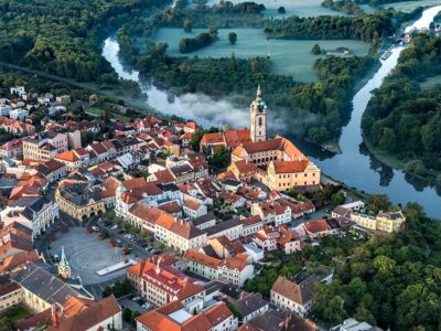 Mělník, Vltava, Labe, soutok J4339