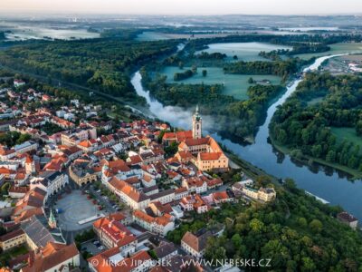 Mělník, Vltava, Labe, soutok, květen  J4336