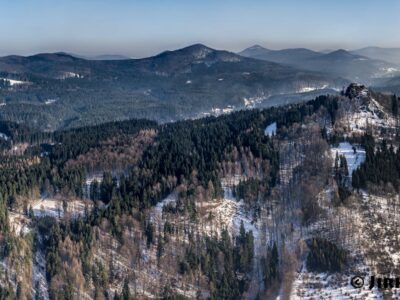 Lužické hory zimní panorama J5335