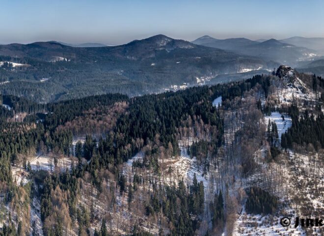 Lužické hory zimní panorama J5335