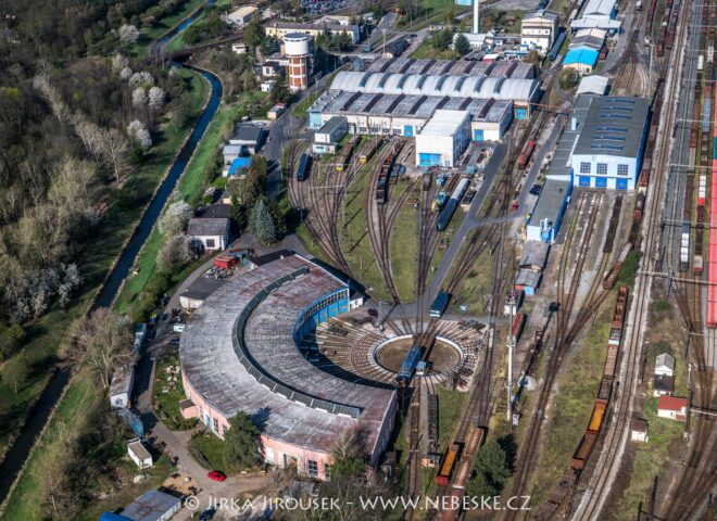 Nymburk nádraží točna 2020 J5534